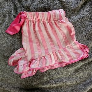 Victoria's Secret Shorts - Pink Satin Stripes - XS
